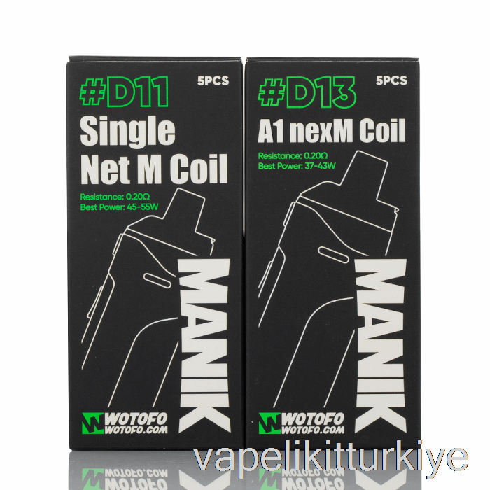 Elektronik Sigara Kalemi Vape Mate Wotofo Manik Yedek Bobinler D14 A1 Konik Nexmesh Bobinleri